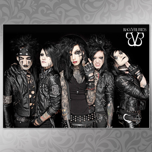 Плакат А3 Black Veil Brides 01