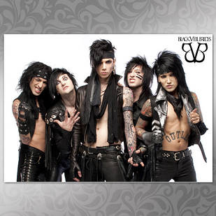 Плакат А3 Рок Black Veil Brides 002