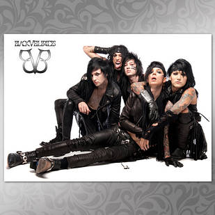 Плакат А3 Рок Black Veil Brides 003