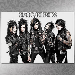 Плакат А3 Рок Black Veil Brides 005