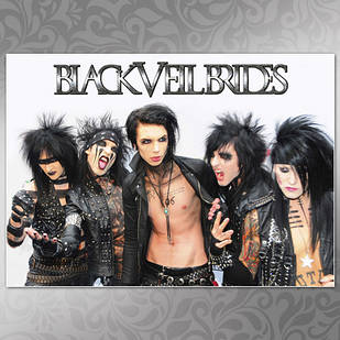 Плакат А3 Рок Black Veil Brides 006