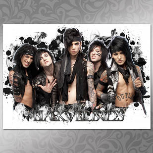 Плакат А3 Рок Black Veil Brides 007