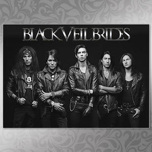 Плакат А3 Рок Black Veil Brides 009
