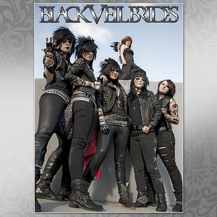 Плакат А3 Рок Black Veil Brides 010