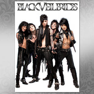 Плакат А3 Рок Black Veil Brides 011