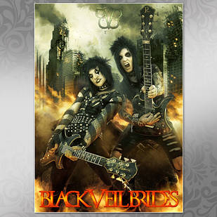 Плакат А3 Рок Black Veil Brides 013