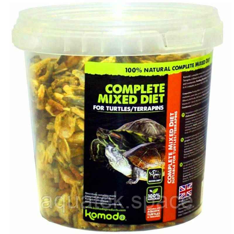 Корм для водных черепах Komodo Complete Diet for Turtles 240g (83292) - фото 1 - id-p1503952095