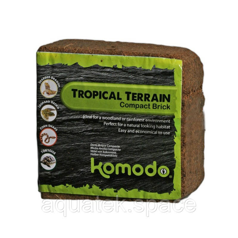 Подложка из кокосового волокна Komodo Tropical Terrain Brick 4л (46000) - фото 1 - id-p1503952100