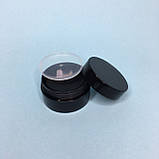 Баночка з прокладкою чорна 10 мл (тара для косметики із захисним диском), фото 3