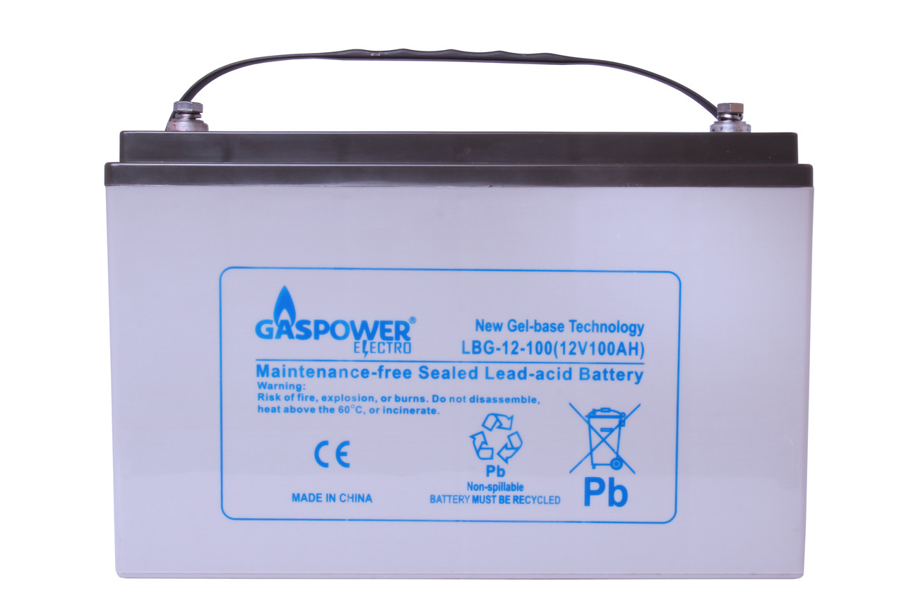 Аккумулятор Gaspower Electro LBG 12-100 (100 Ah, 12 В, 290 циклов) - фото 1 - id-p229130886
