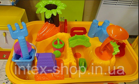 Дитяча пісочниця-столик "Городок із млином" M0833 , фото 1