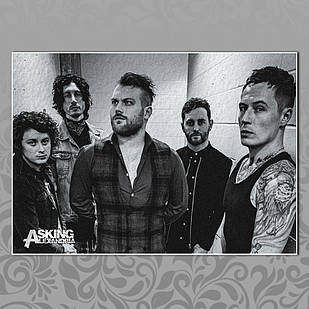 Плакат А3 Рок Asking Alexandria 003
