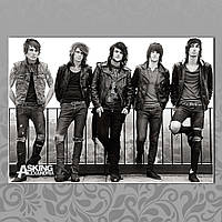 Плакат А3 Рок Asking Alexandria 004