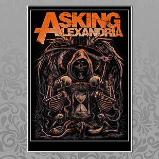 Плакат А3 Рок Asking Alexandria 006