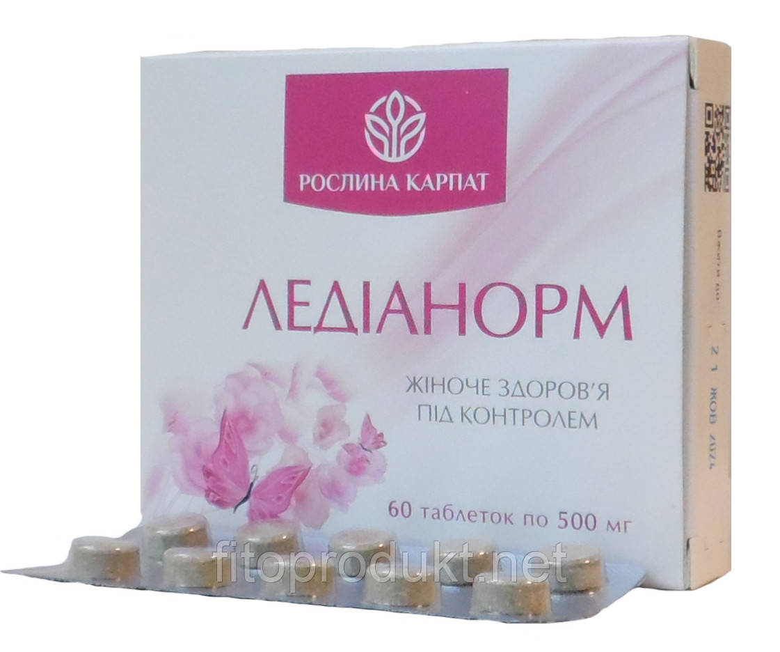Ледінорм для жіночих репродуктивних органів і здоров'я молочних залоз No60 Росліна Карпат