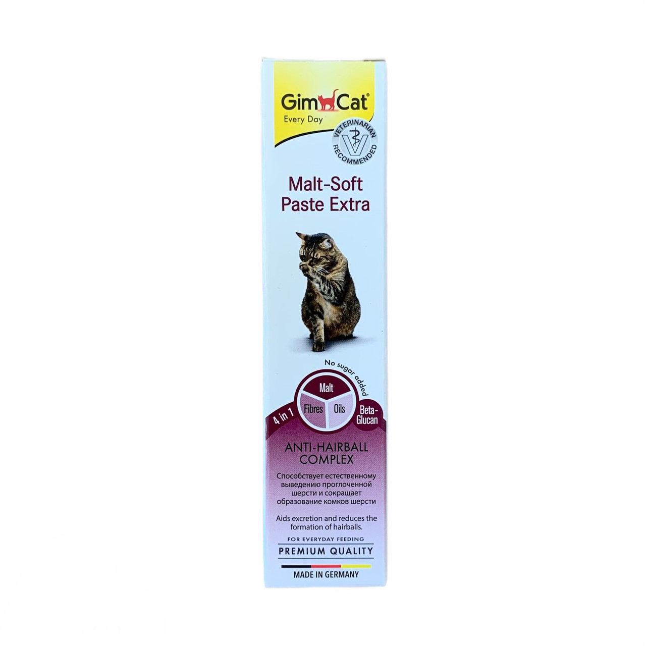 GimCat Malt-Soft Extra 20г - паста для виведення шерсті для кішок Мальт Софт