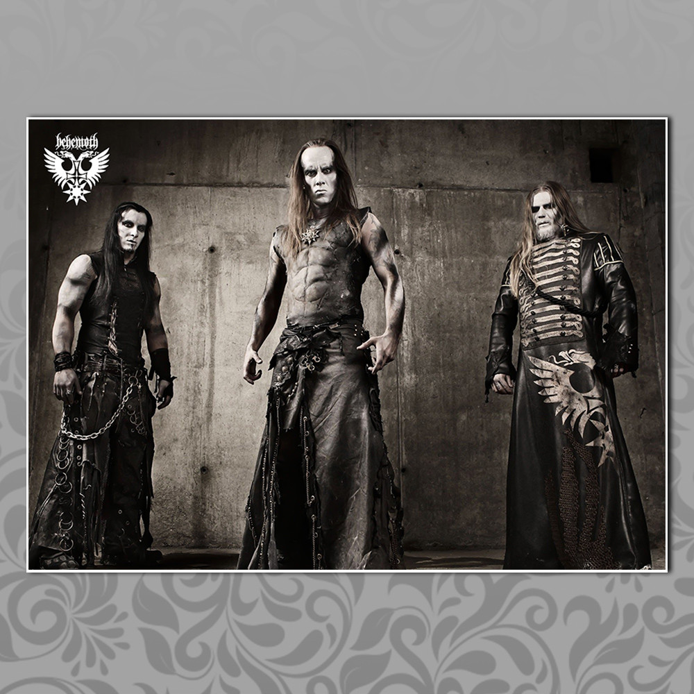 Плакат А3 Рок Behemoth 004, фото 1