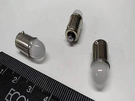 Світлодіод 12V Т8 Білий SMD 2-3030 (14102) 1W Куля Матова №92