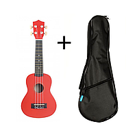 Укулеле Alfabeto CARBUKU21 (Червоний) + чохол
