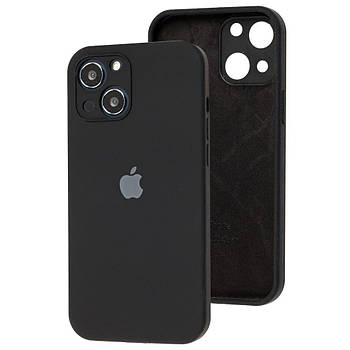 Чохол Silicone Full case Camera Protective для IPhone 14 Plus Black (25) чорний