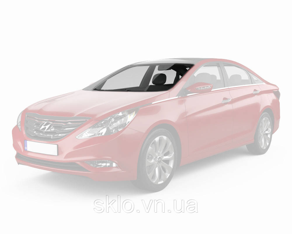 Лобове скло Hyundai Sonata (YF) (2010-2016) /Хюндай Соната (УФ) з датчиком дощу
