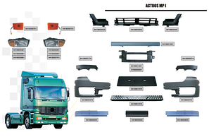 Кузовні елементи / КАБІНА TRUCK