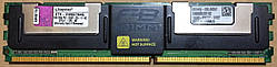 Серверна оперативна пам'ять FB-DIMM 8GB DDR2 667MHz Kingston PC2-5300F 2Rx4 ECC Fully Bufferred FBDimm RAM