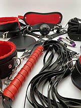 Бдсм набір аксесуарів для тематиків BDSM з 11 аксесуарів для секс гри, фото 4