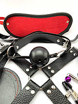 Бдсм набір аксесуарів для тематиків BDSM з 11 аксесуарів для секс гри, фото 5