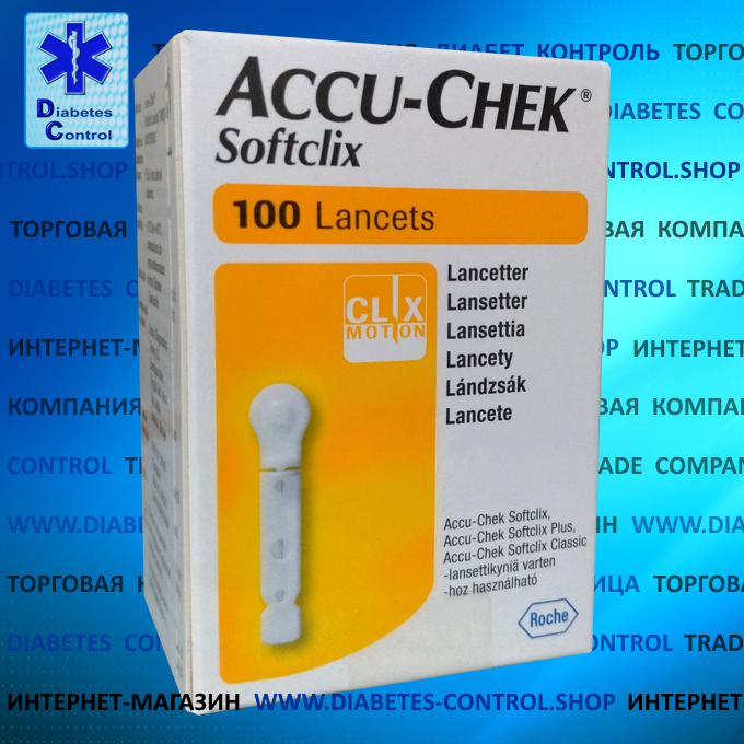 Ланцети Accu-Chek SoftClix (Акку-Чек Софтклікс), 100 шт.