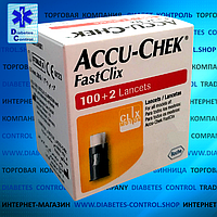 Ланцети Accu-Chek Fastclix / Акку-Чек Фастклікс, 102 шт.