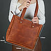 Жіночий шоппер Белла з натуральної шкіри колір Оливковий, фото 6