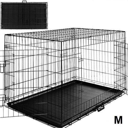 Будка вольер клетка для собак металическая переносная складная AML XL (107X71X77) Польша - фото 2 - id-p1504009524