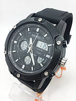 Часы мужские спортивные водостойкие SKMEI 1757 (Скмей) Черные ( код: IBW767B )
