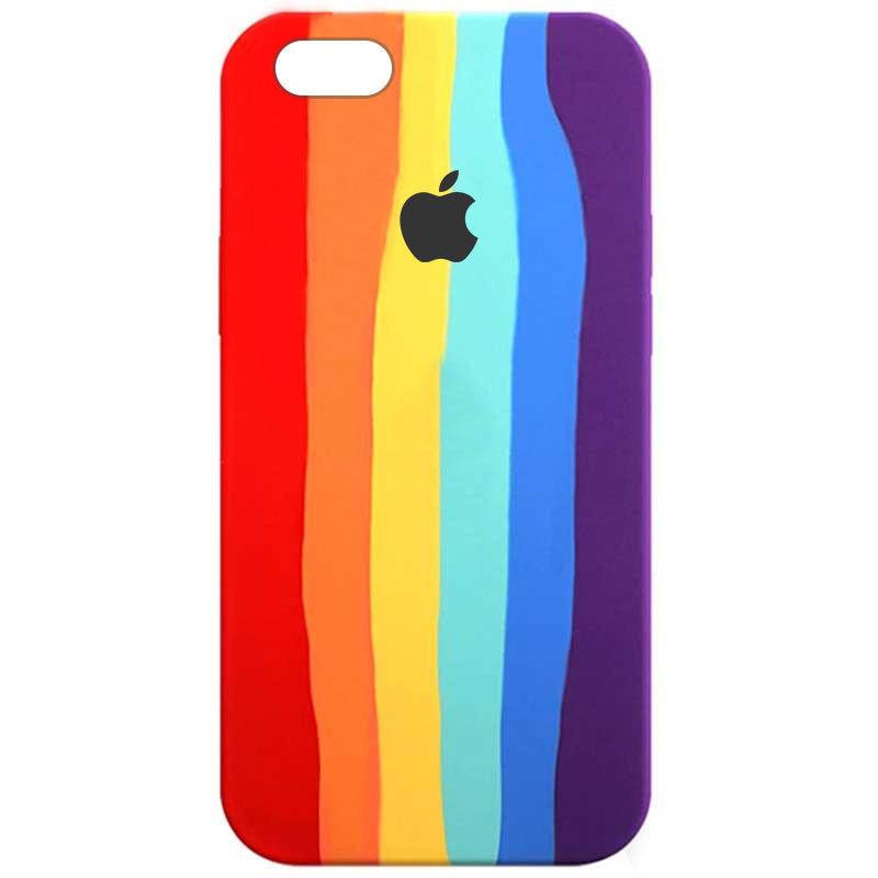 Apple iPhone XS Max Чохол-накладка Silicone Case Full Silicone Case Rainbow 2