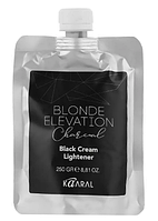 Kaaral Kaaral Blonde elevation Charcoal Чорний вугільний освітлюючий крем (вершки)для волосся, 250 мл 014BEC