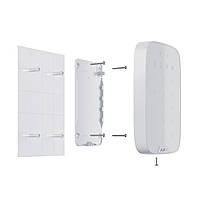 Бездротова сенсорна клавіатура Ajax KeyPad Plus white, фото 5