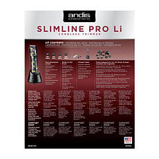 Триммер для стрижки Andis D-8 Slimline Pro Li T-Blade Trimmer Nation Crown, фото 6