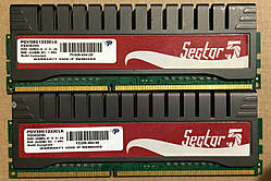 8GB 2x4GB DDR3 1333MHz Patriot PC3 10600U RAM Оперативна пам'ять PGV38G1600ELK Dual Channel KIT