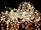 Гірлянда мідний дріт Штора прозорі кулі з наповненням 3,0мХ0,7м 200LED (білий) COPPER-BALL-200W-1 24шт 8636, фото 3
