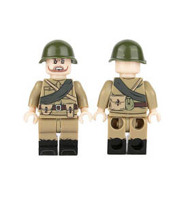 Военные фигурки,Советский солдат №6 , 1шт, аналог лего, BrickArms
