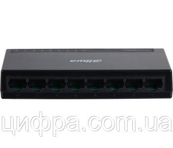 8-портовий гігабітний комутатор Dahua DH-PFS3008-8GT-L