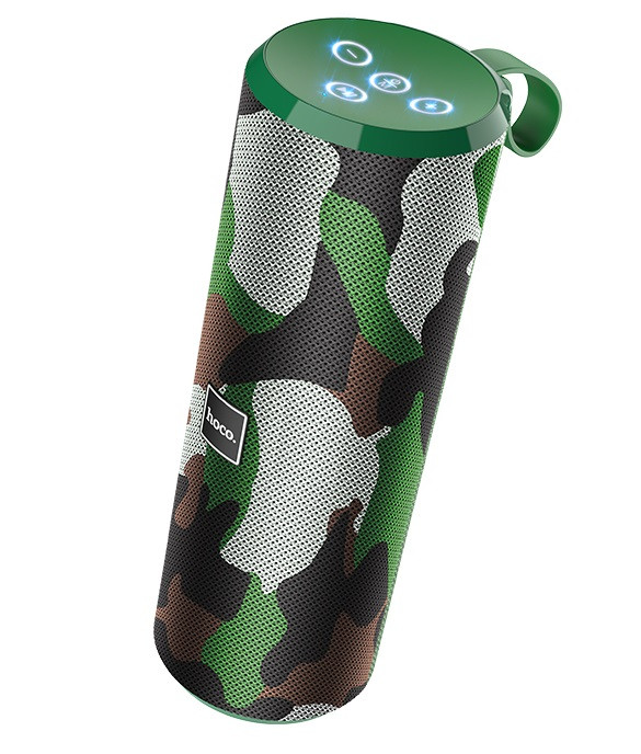 Портативна блютуз колонка HOCO BS33 Sport IPX5 |AUX, Micro-SD card, FM-Radio, USB| Камуфляж