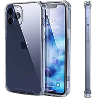 Противоударный чехол накладка Shockproof Clear TPU Case for iPhone 12 Pro Max