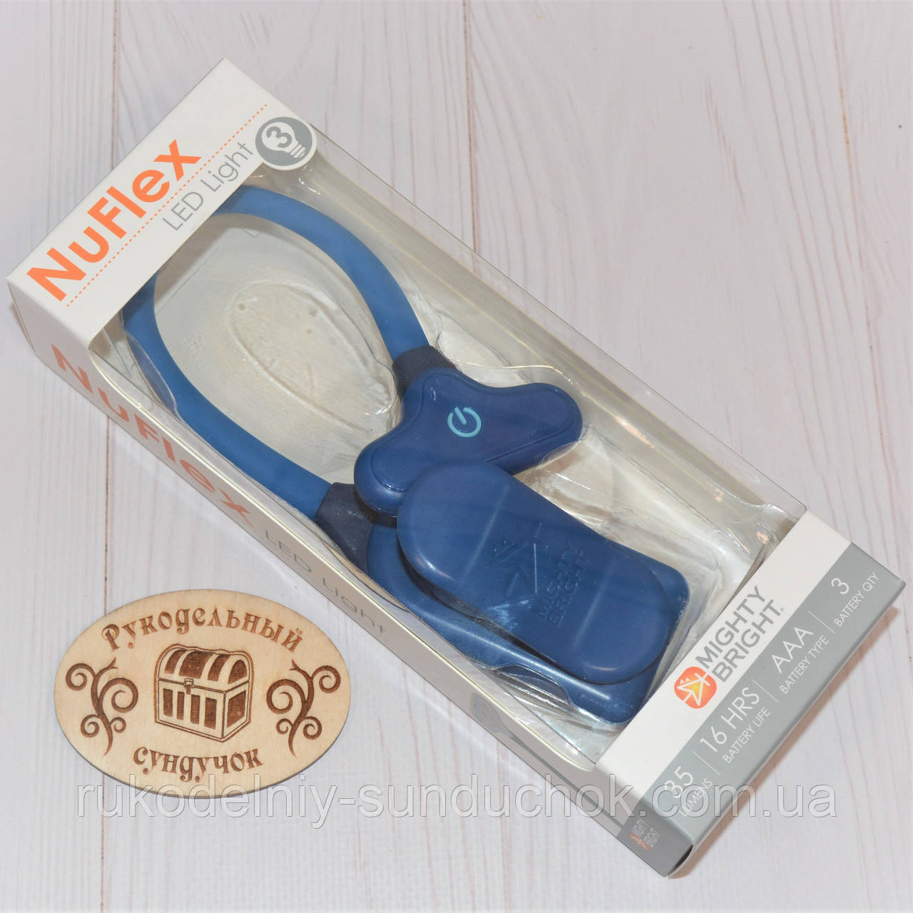 Лампа переносна на прищіпці NuFlex LED Light 47819 (Midnight Blue)