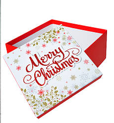 Подарункова коробка "Merry Christmas", 17*17*7,5 см