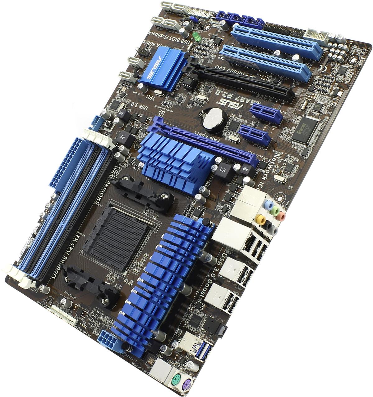 Материнская плата ASUS M5A97 R2.0 Socket AM3+, SATA-III, USB 3.0 (б/у ...