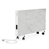 Подвійний керамічний обігрівач c програматором Flyme 800PW білий мармур, фото 5