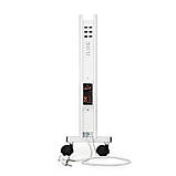 Подвійний керамічний обігрівач c програматором Flyme 800PW білий мармур, фото 8