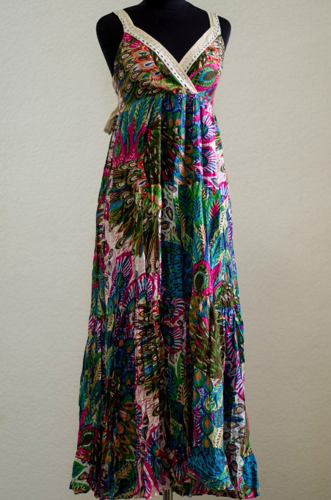 Довге літнє плаття сарафан. Індія Розмір S